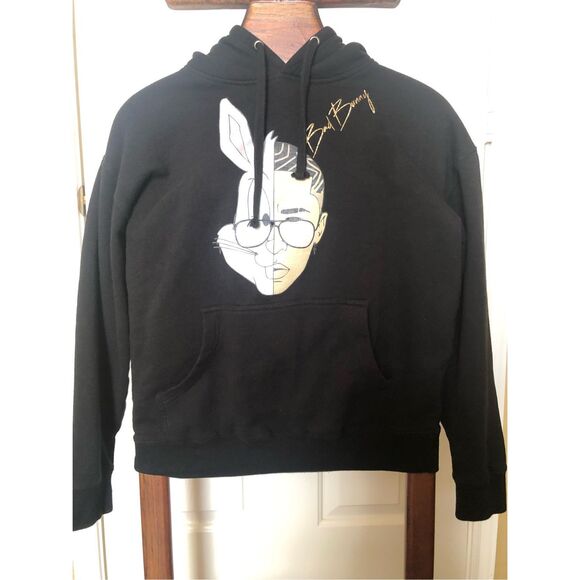 Ten bad bunny unisex pullover hoodie size L - Picture 1 of 9